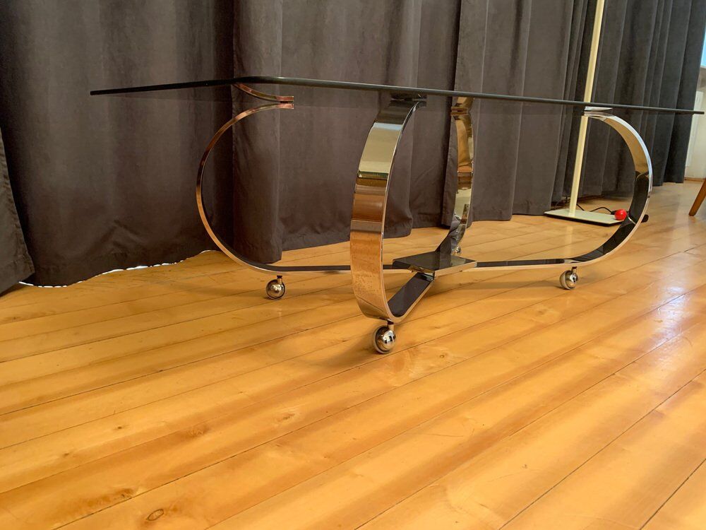 Mobile coffee table, Italy, 1970s