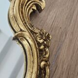 Rockery mirror under gilded frame