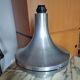 Large foot of vintage lamp brushed aluminum (double lighting)