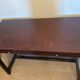 Bureau italien bois et cuir