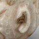 Pharmacy mortar and pestle in alabaster China man's face