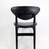 Chair, Finn Juhl, Black painted oak, House of Finn Juhl, model 108