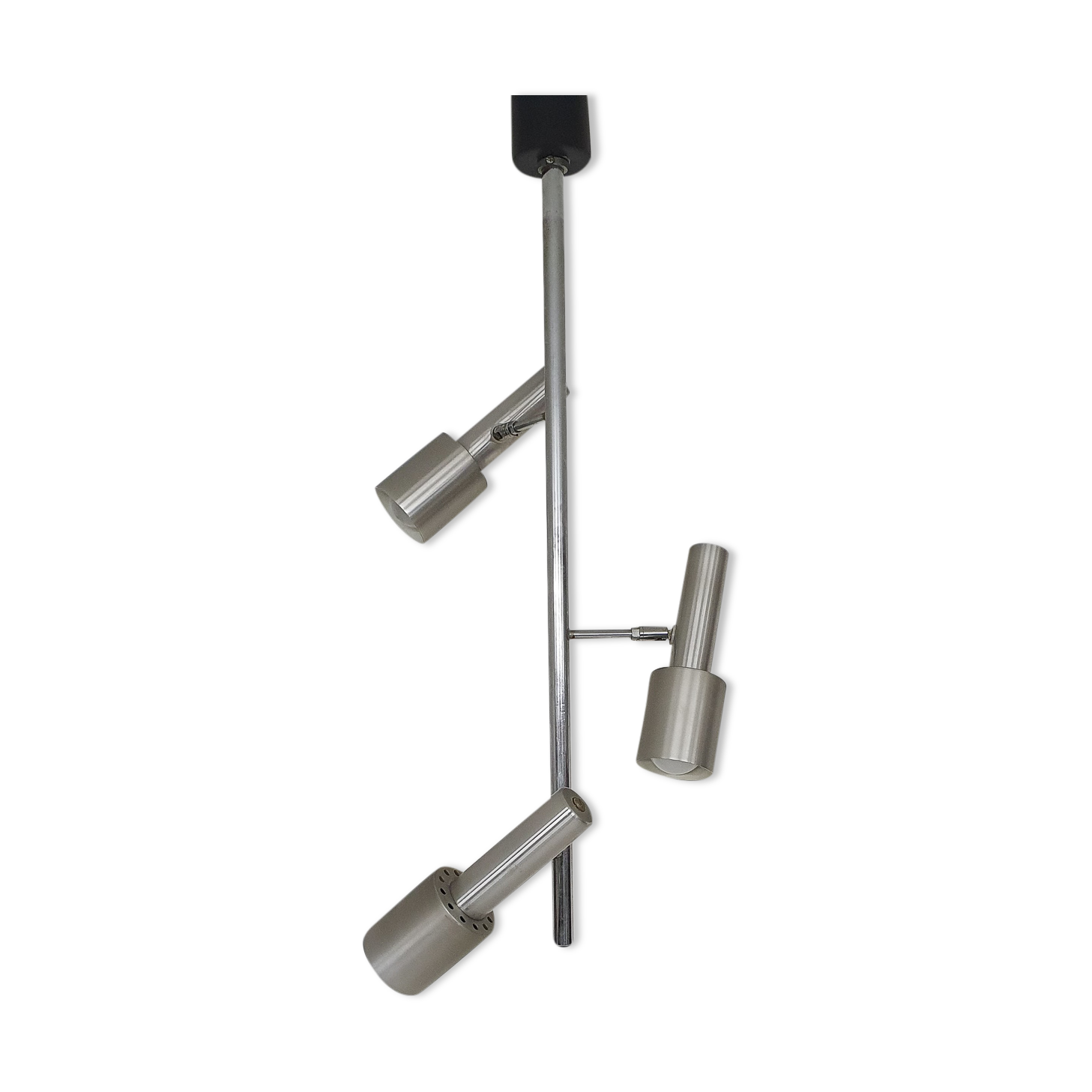 Mid-century design ceiling light with 3 spots, 1960's