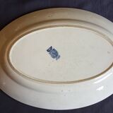 St. Amand's earthenware oval tray