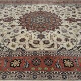Tapis Persan Tabriz en Laine incrusté de Soie 300x200 cm