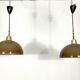 Mid-century modern pair of plexiglass chandelier by Candle