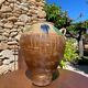 Ancient terracotta pottery jar from the 1920s.