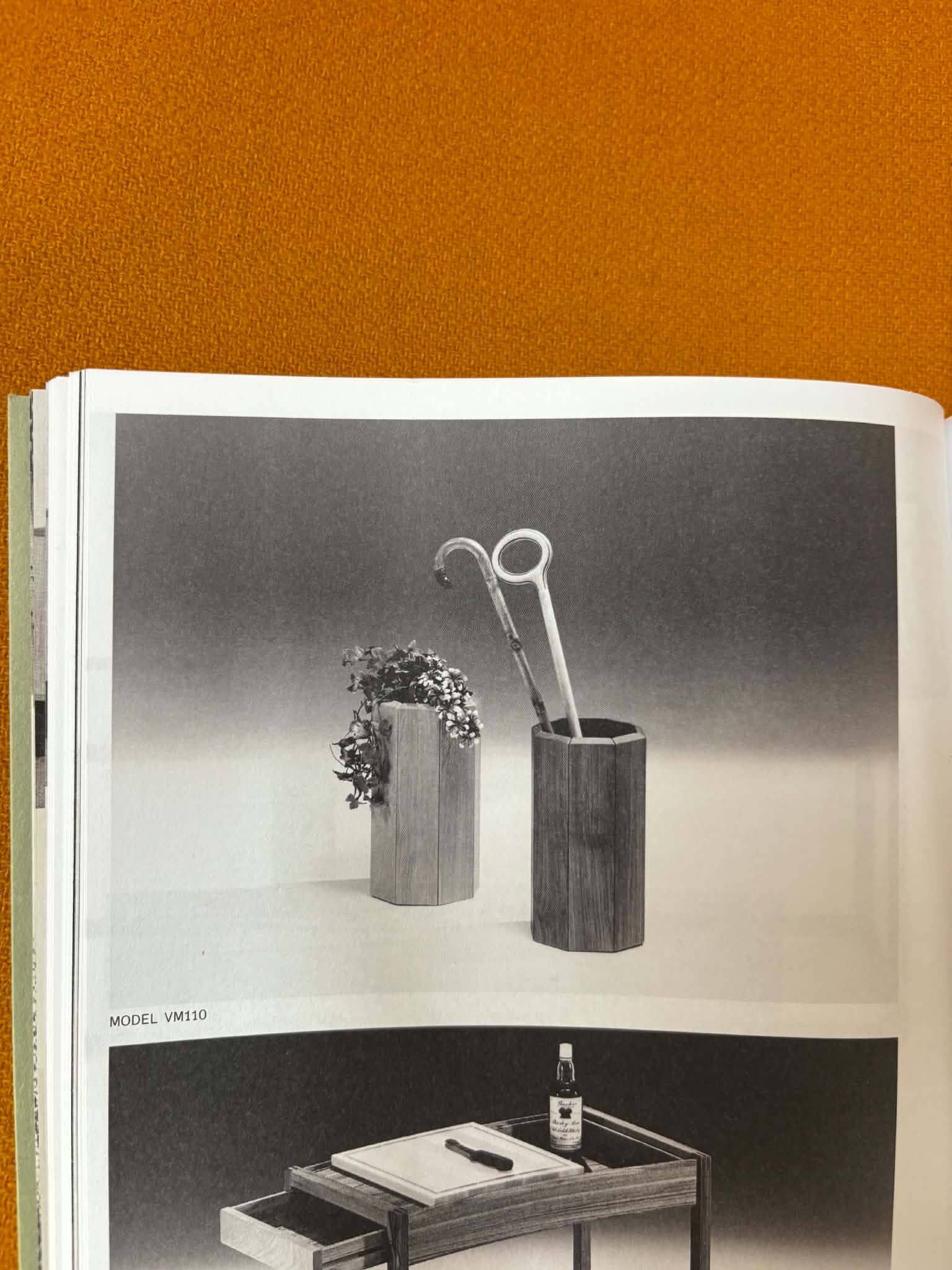 Danish umbrella stand VM110 by Kai Kristiansen for Vilbjerg Møbelfabrik