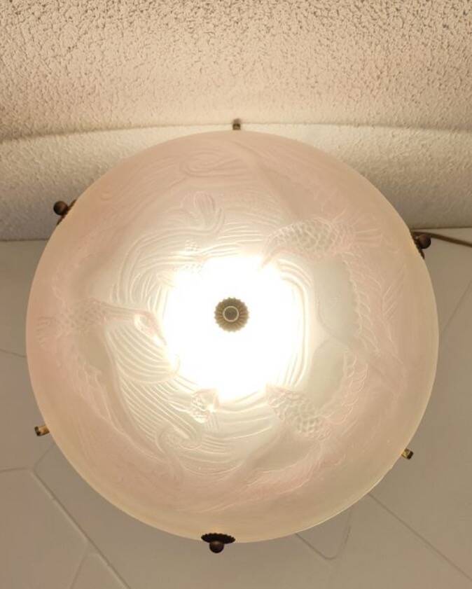 Vintage Empire style lamp 1950