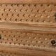 Commode à 3 tiroirs en bois massif, d'inspiration ethnique ou bohème chic
