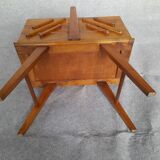 Vintage solid walnut worker