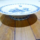 Gien Chardons flat compote dish on pedestal (6)