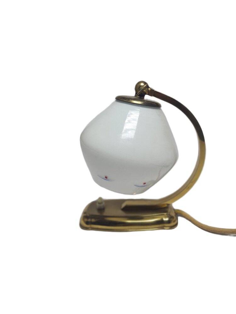 Art Deco bedside lamp, Belgium, 1950s