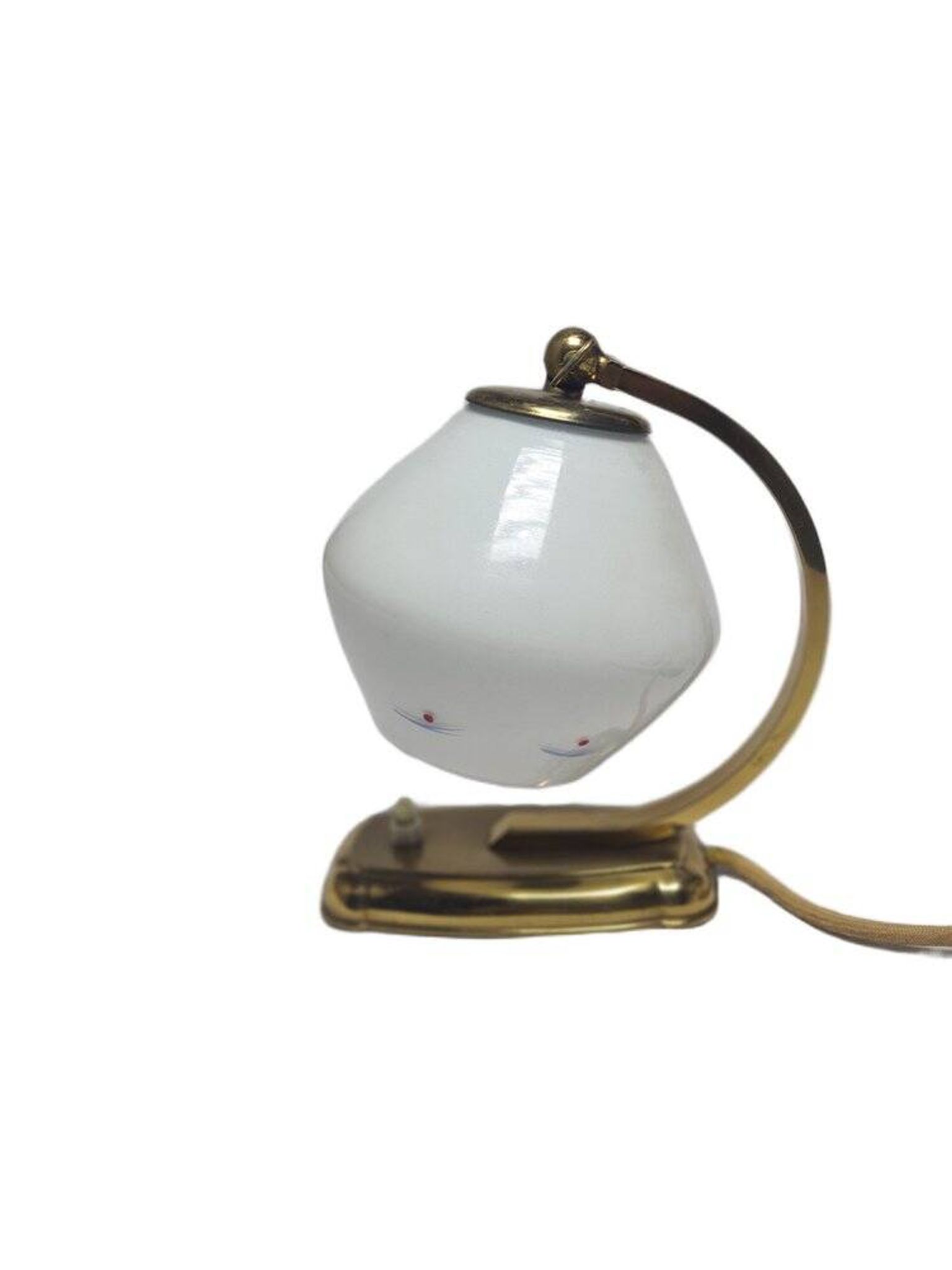 Art Deco bedside lamp, Belgium, 1950s