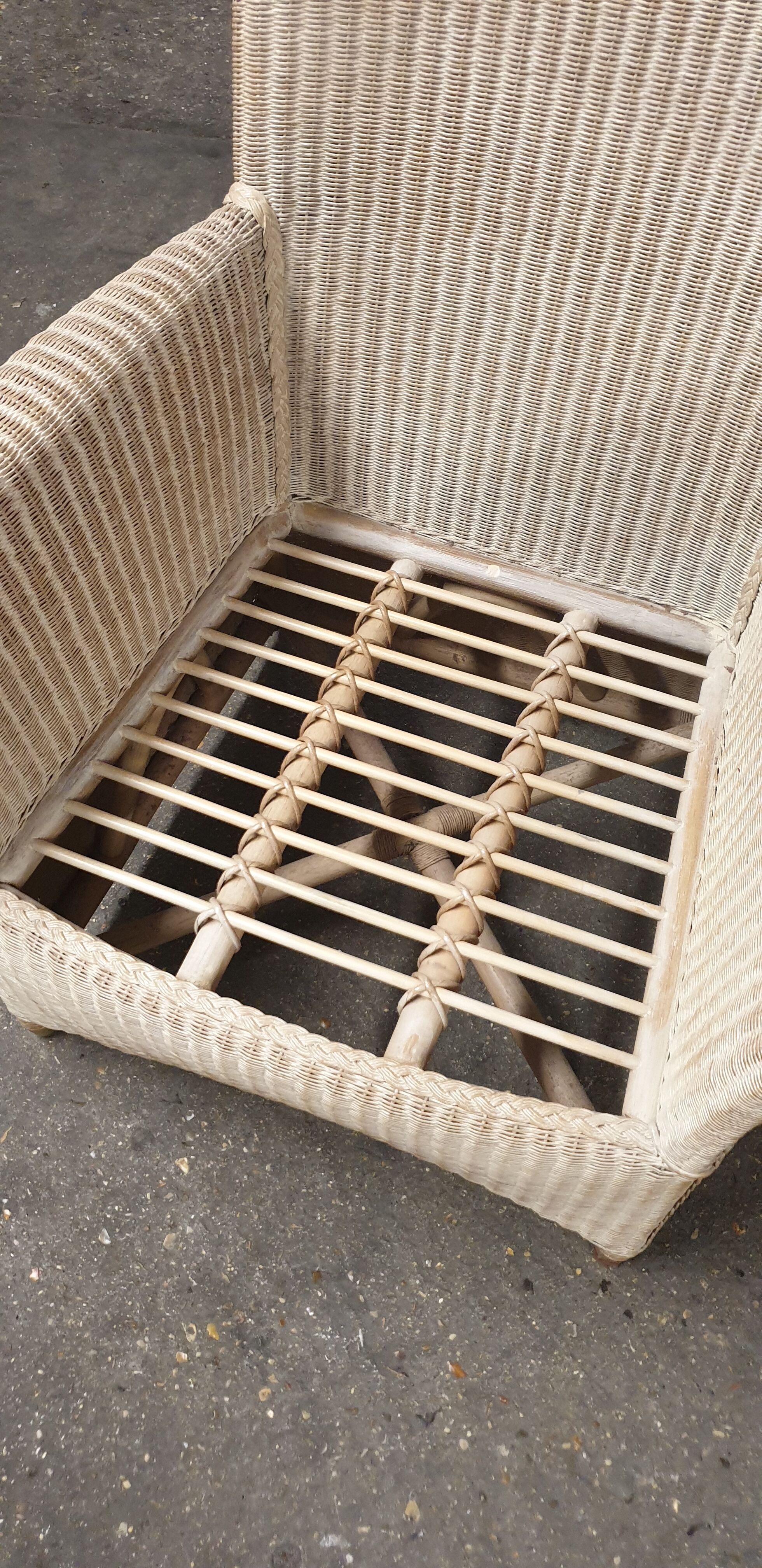 Rattan armchair