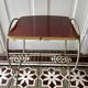 Table d'appoint vintage en laiton et formica