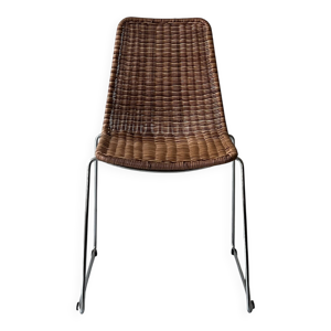 chaise en rotin, osier