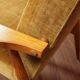 Scandinavian armchair golden velvet design by H.Lis