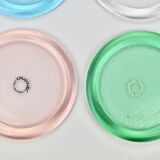 Vintage Murano Glass Coasters by V. Nason & C.