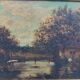 Peinture école de barbizon XIX ème siècle