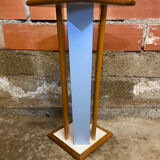 Vintage Reversible Wood Design Old Stool #D460