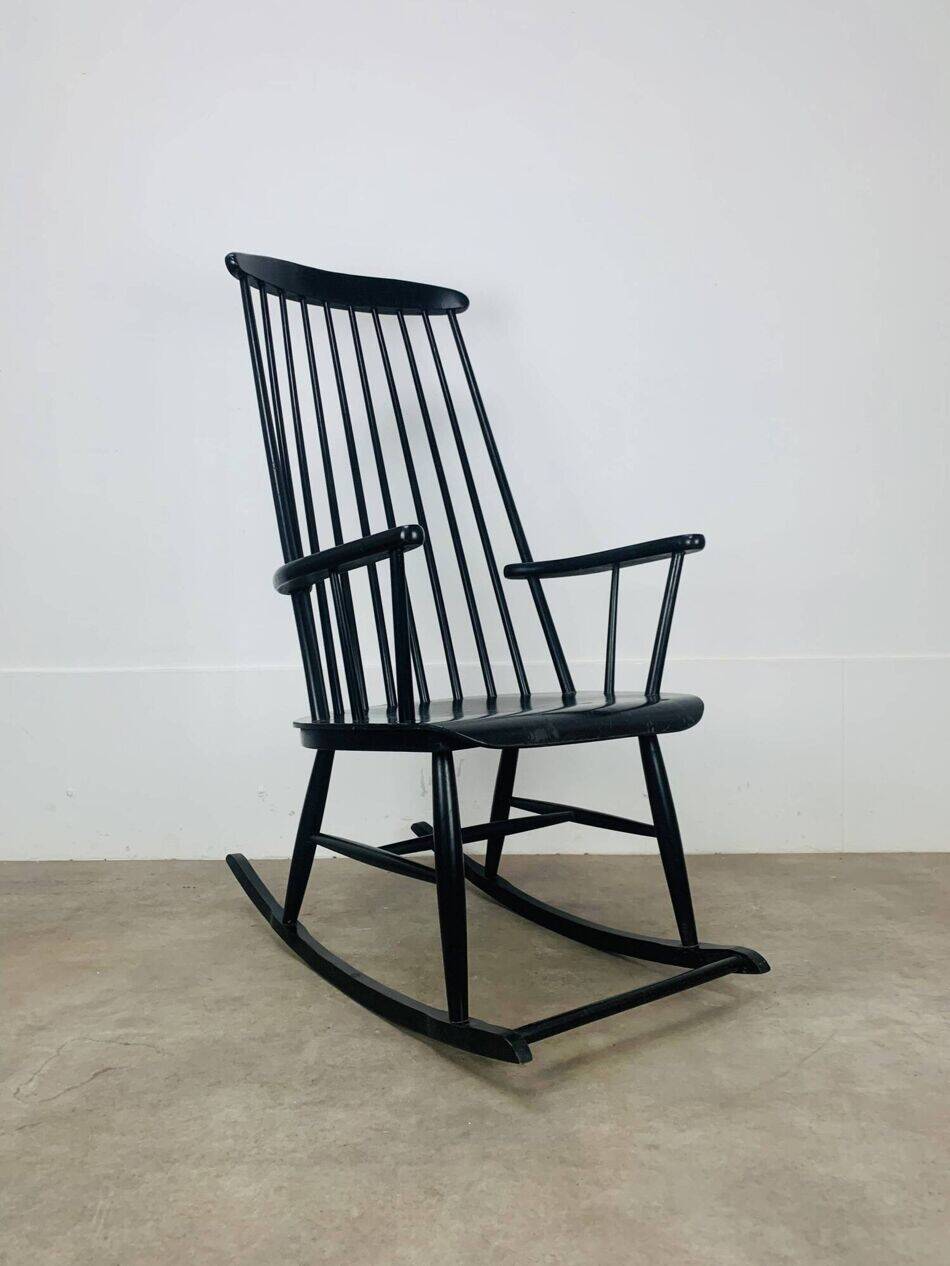 Scandinavian style rocking chair Tapiovaara, 1960s