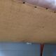 Vintage pink velvet bench sofa, 1960