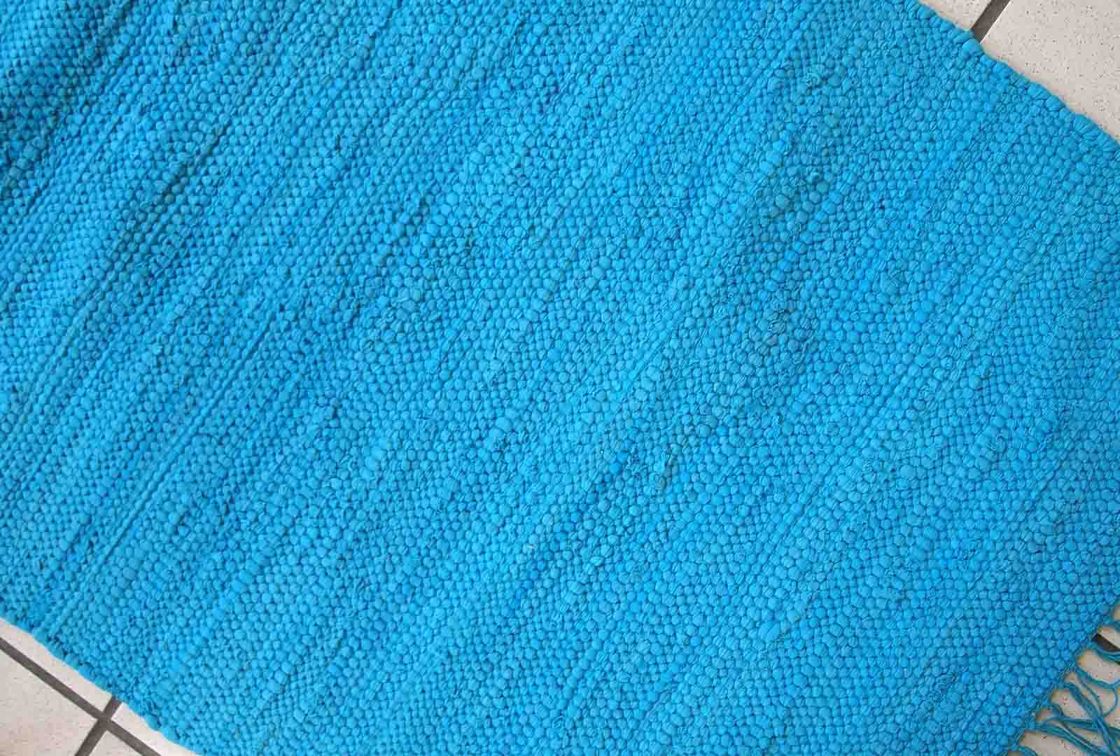 Handmade indian vintage carpet 61cm x 125cm 1980s, 1c564