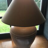 Pink ceramic lamp