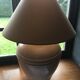 Pink ceramic lamp