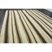Vintage Turkish Oushak handmade wool cotton beige area rug  152x201