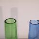 Pair of Scandinavian glass vases from Bergdala 1970