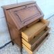 Secretary desk with a hump, oak