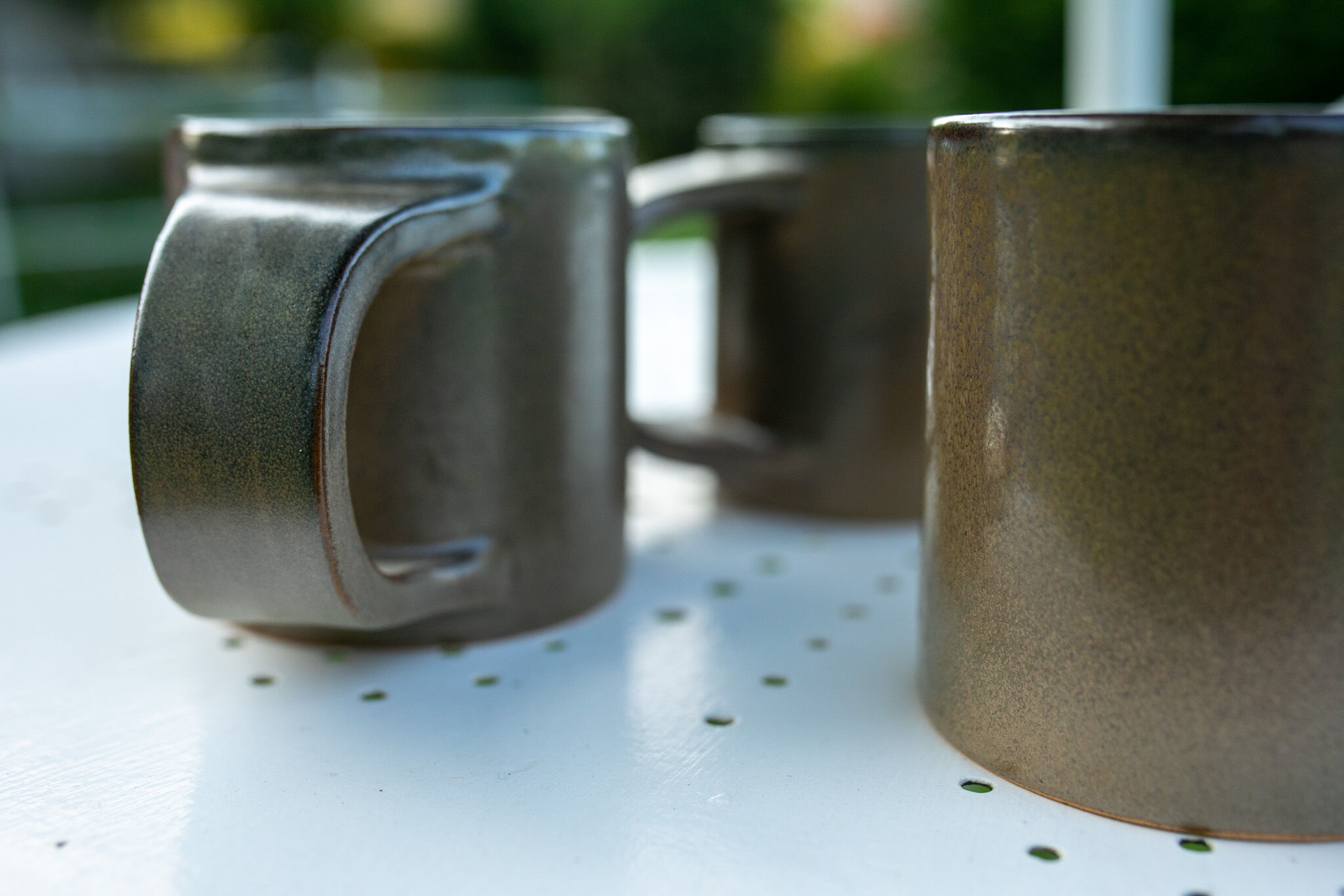 Set of 5 Arts Céram stoneware cups