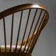 circular armchair in 60s vintage modern sponge