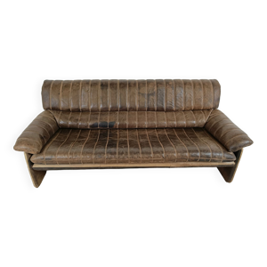 Canapé De sede DS86 en cuir marron,