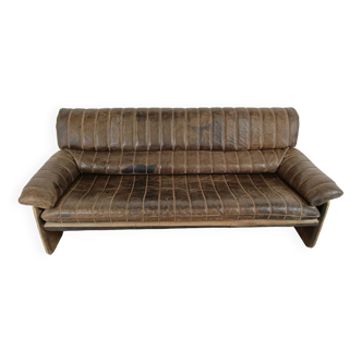 De sede DS86 sofa in brown leather, 1970s