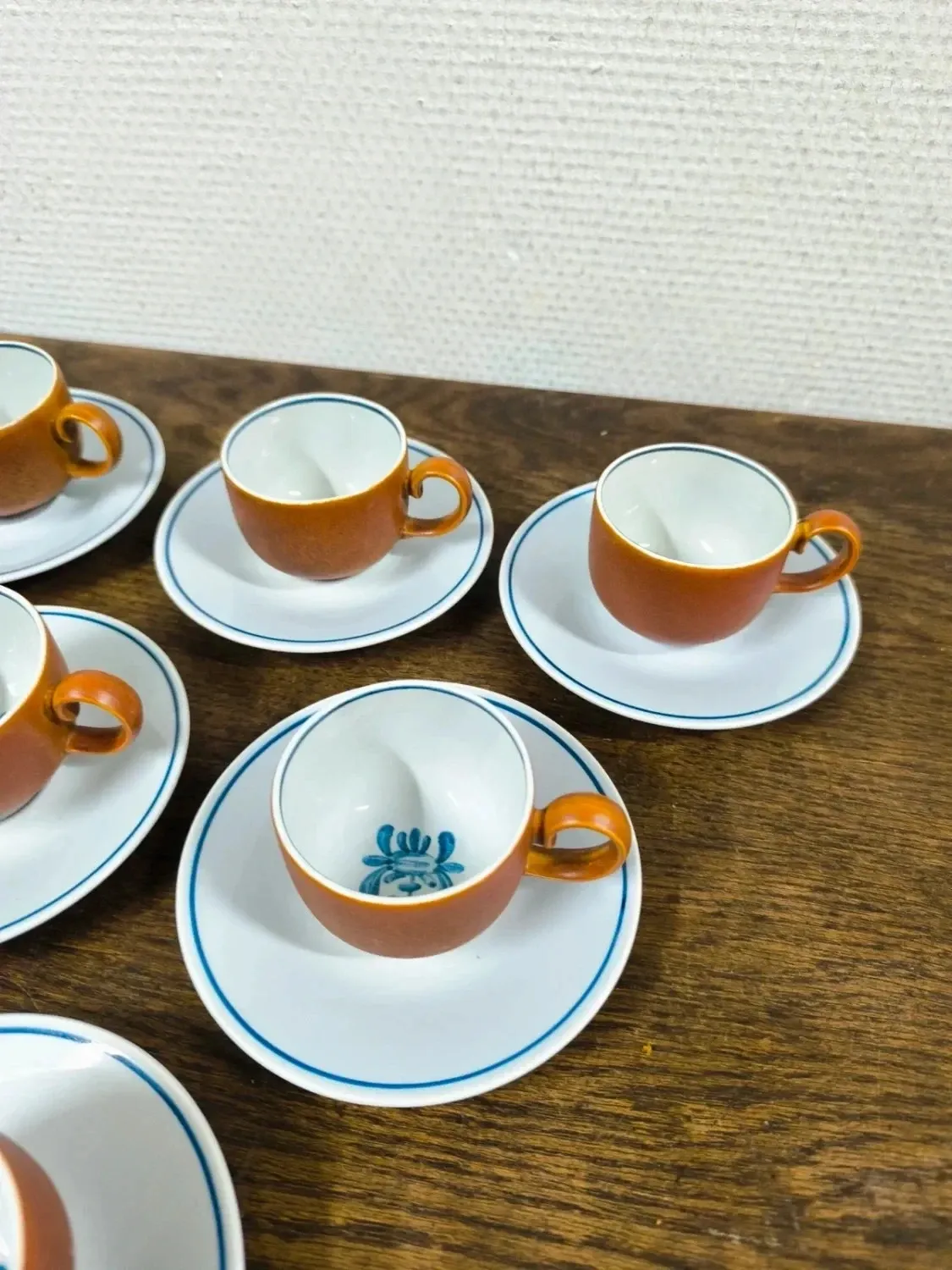 Set of 6 cups + saucers Villeroy and Boch Chekiang