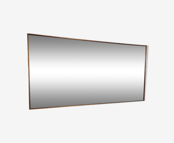 Bistro mirror - brasserie glass eglomisé, 202x102 cm