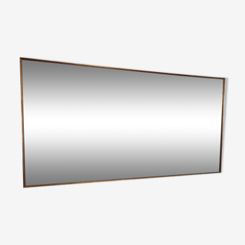 Miroir de bistrot brasserie verre églomisé, 202x102 cm