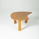 Table basse en orme massif, 1970s