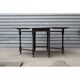 oval folding table