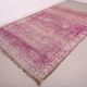 Purple Vintage Moroccan Rug 184 x 294 cm - Handmade Berber Rug - Wool Rug