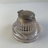 Encrier ancien en verre