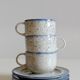 Trio of Tulowice coffee cups and bowls
