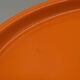 3 tables orange Giotto Stoppino pour Kartell, années 1960