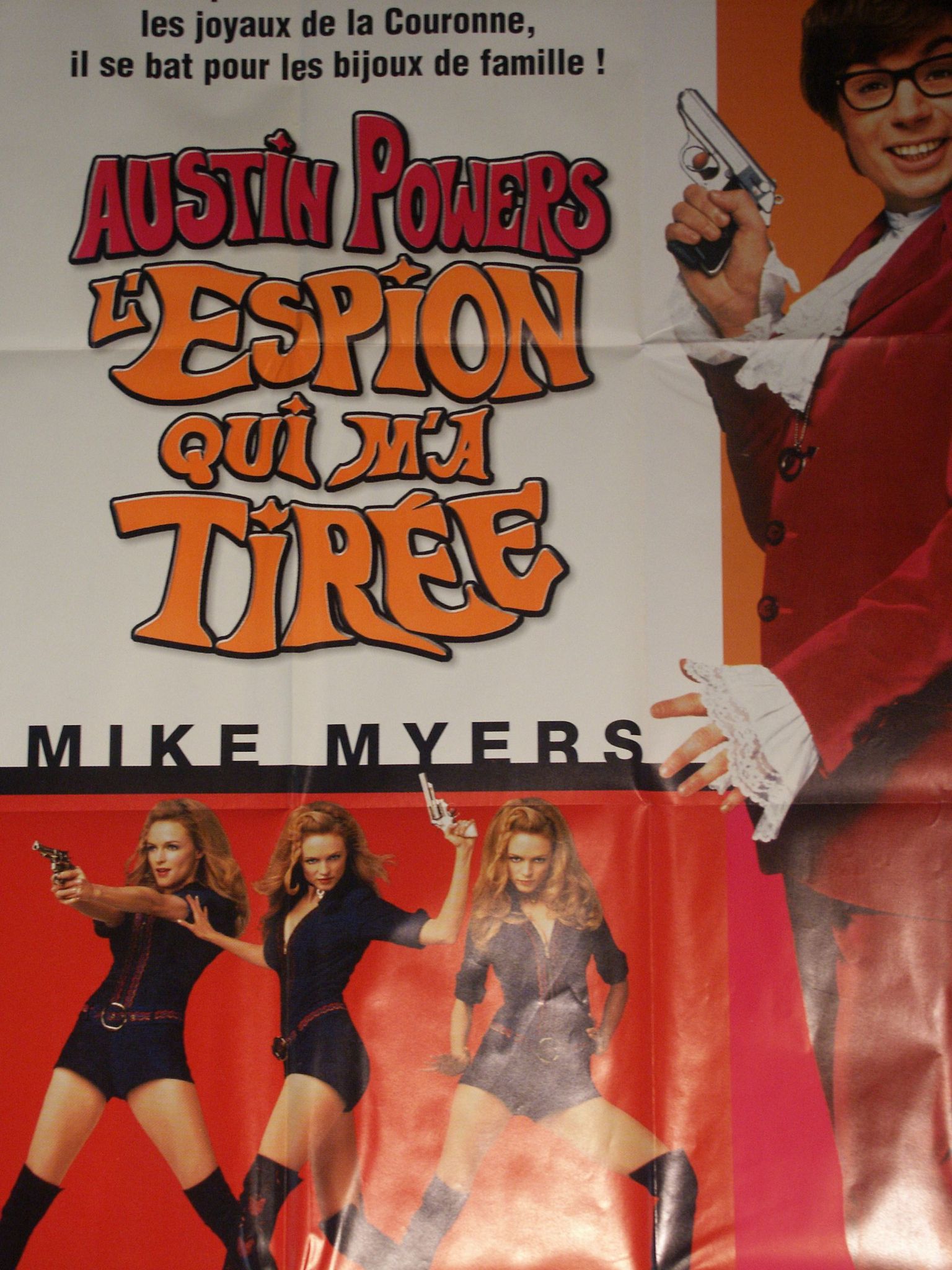 Austin powers 160 x 120 original folded poster