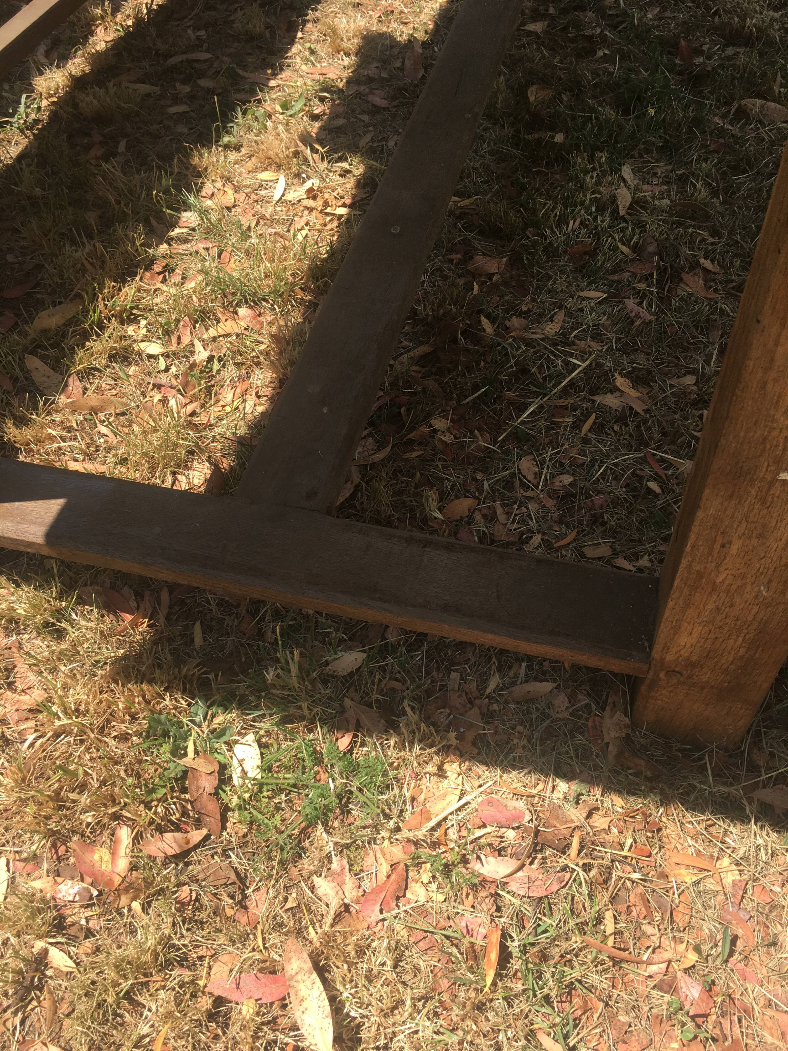 Farmhouse dining table with assorted benches