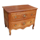 Commode coffre d'époque Louis XVI Louis XV en noyer du 18e siècle