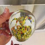 Large sulfide multicolored fireworks style paper press
